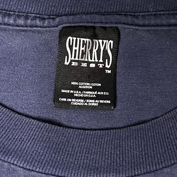 VINTAGE EARLY 2000's DISNEY MICKEY MOUSE NAVY SHERRY SHIRT SIZE XL - Picture 4 of 4